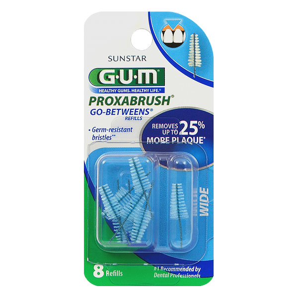 GUM Proxabrush Go-Betweens Refills - SKU 614 - Wide - 40ct